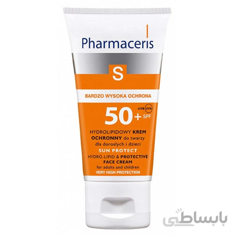 کرم ضد آفتاب هیدرولیپید SPF 50+ Pharmaceris ا Pharmaceris Hydro-Lipid Adults And Children Sun Protect SPF 50 + Cream