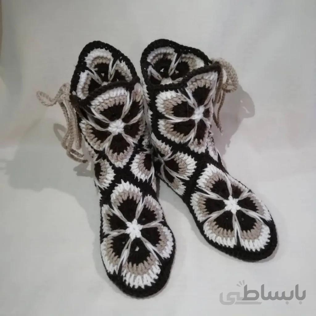 نیم بوت بافتنی زنانهSidra مدل HI-2I-JO