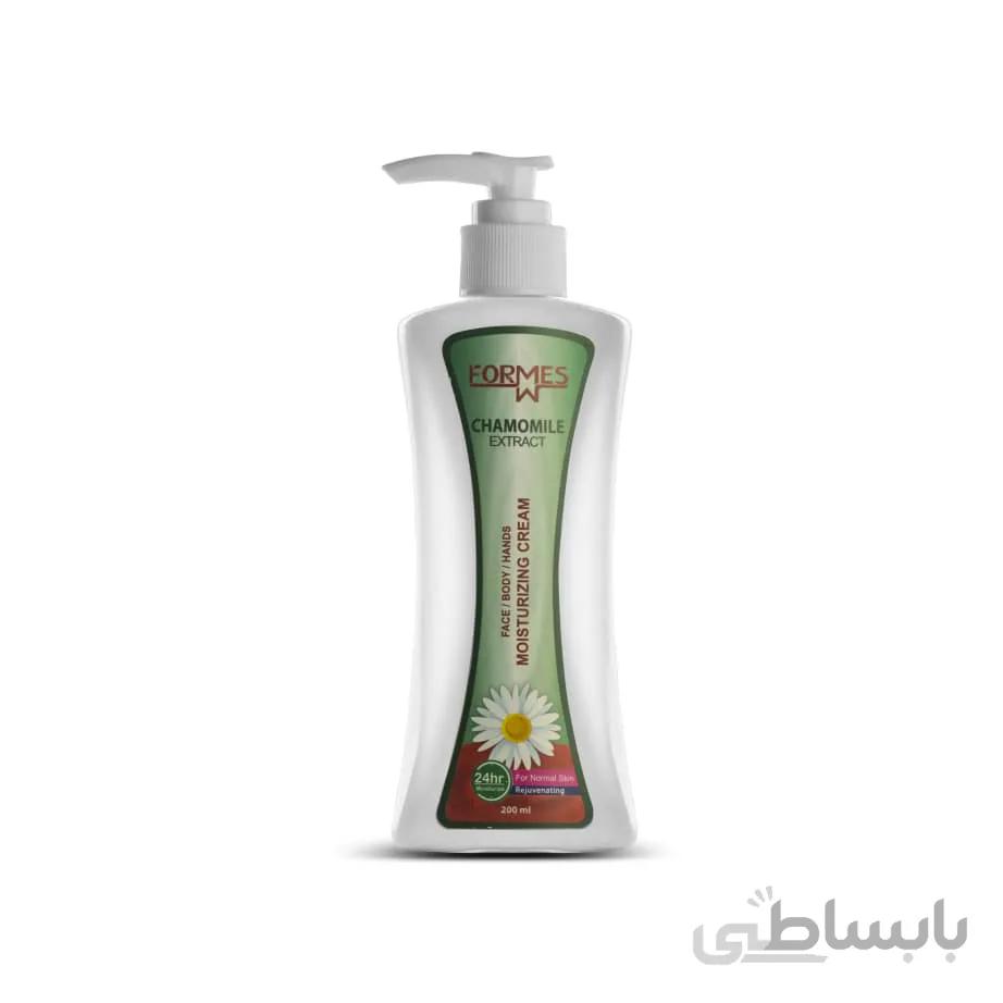 کرم آبرسان و مرطوب کننده فورمس حاوی بابونه