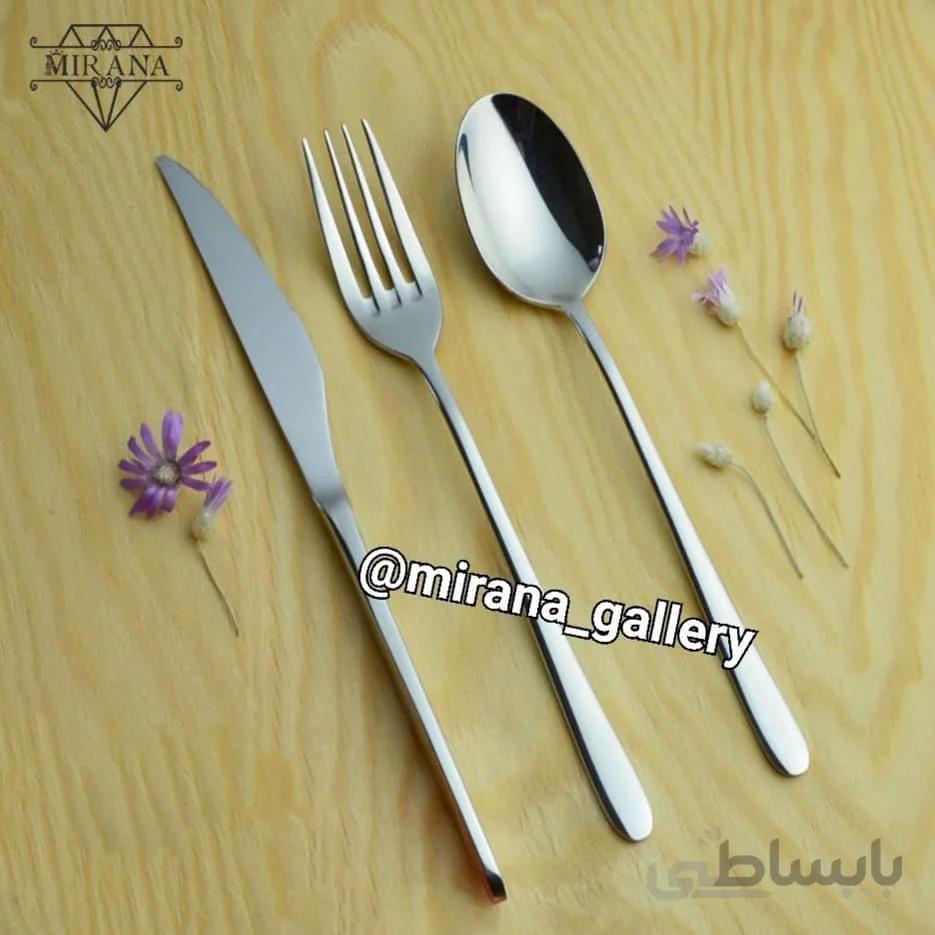 سرویس ۲۴ نفره قاشق چنگال برند Kind