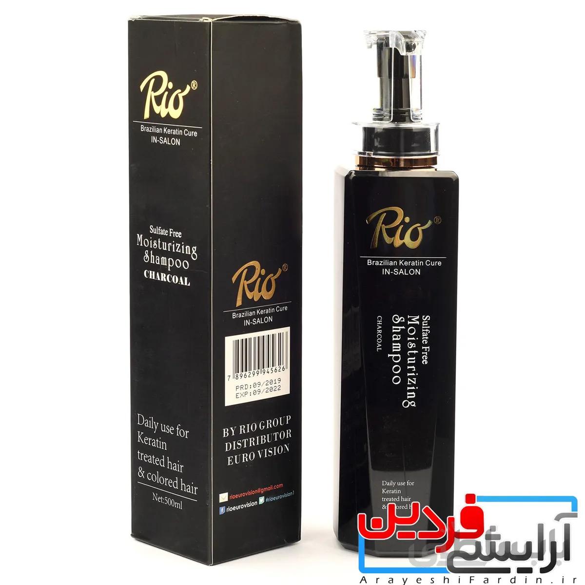 شامپو کراتینه مو ریو بدون سولفات