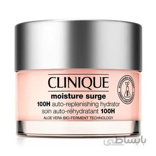 ژل آبرسان کلینیک اصل | مویسچر سرج ۱۰۰ ساعته | حجم ۳۰ و ۵۰ میلی لیتر ا Clinique Moisture Surge™ 100H Auto-Replenishing Hydrator 30, 50ml