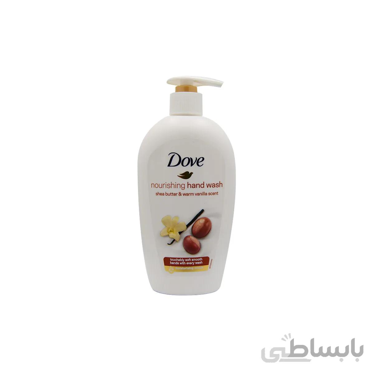 مایع دستشویی داو مدل شی باتر و رایحه وانیل مقدار 500 میلی لیتر ا Dove Han washing Shea Butter and Warm Vanilla Scent 500 ml