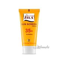 کرم ضدآفتاب بی رنگ 50 گرمی دکتر ژیلا SPF35