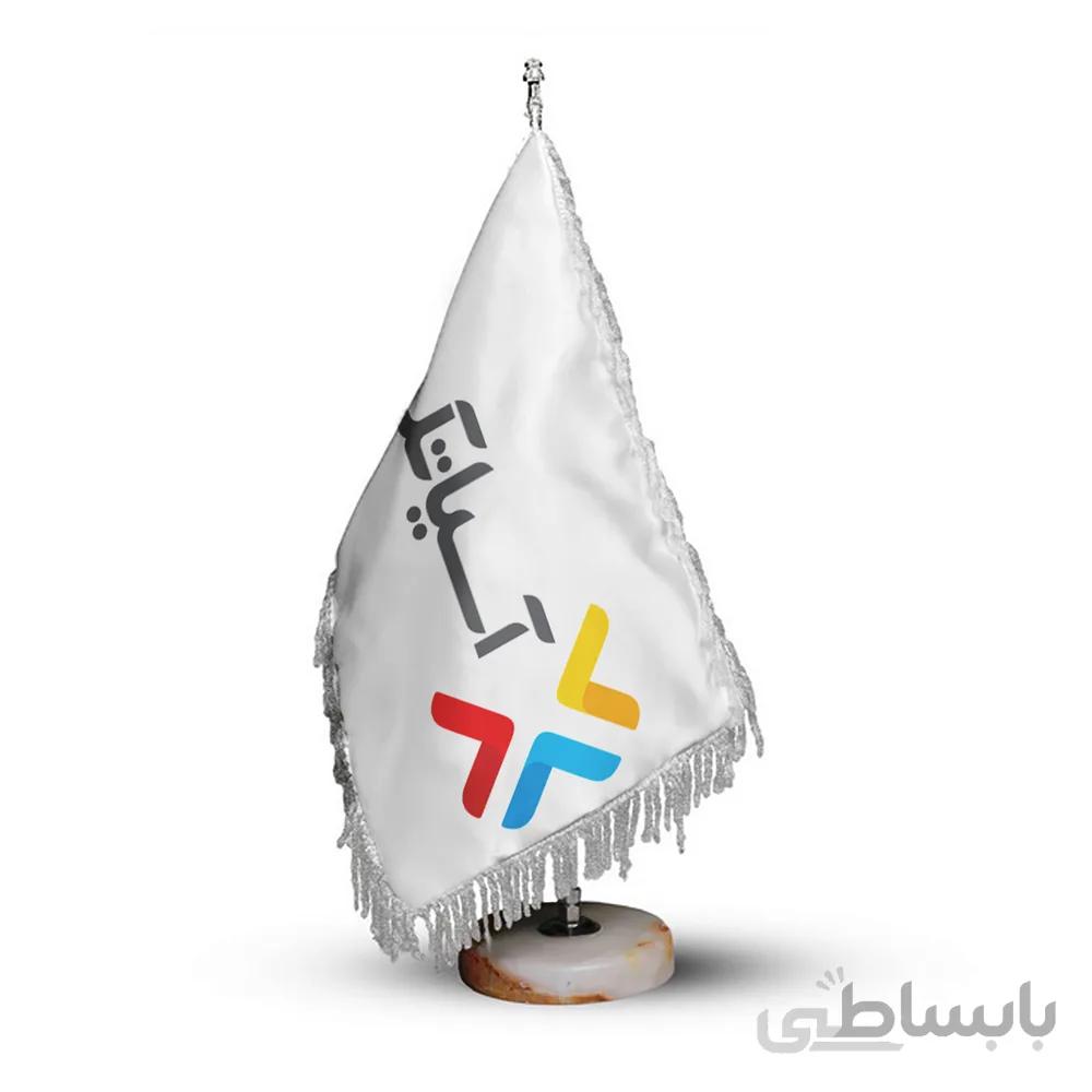 پرچم تشریفات و رومیزی شرکت «آسیاتک» کد P727