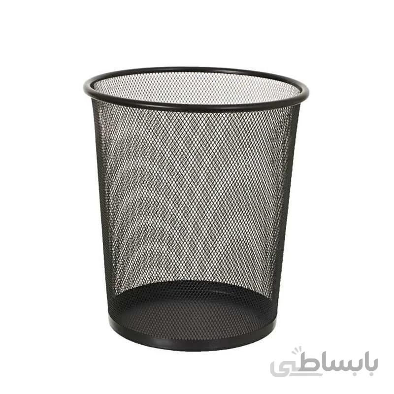 سطل زباله اداری توری فلزی مدل CH 102 سایز کوچک