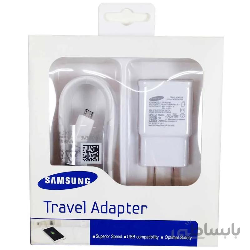 شارژر Samsung با کیفیت + کابل اندروید مدل 15W