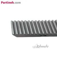 دنده شانه ای مورب مدول 2 مقطع 25*24 میلیمتر برند HQM (شاخه دو متری) ا Helical Rack module 2 sections 25 * 24 mm HQM brand (two meter branch)