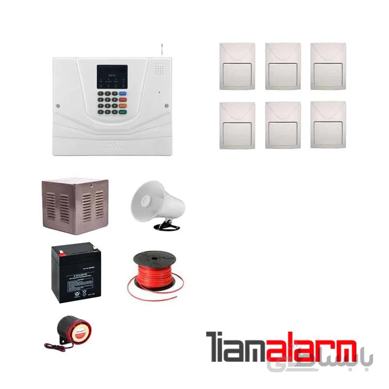 پکیج دزدگیر اماکن با سیم مدل مستر سیم کارتی و تلفنیM930F6