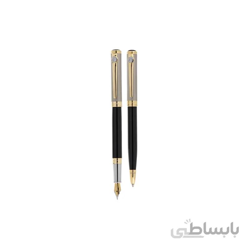 ست خودکار و خودنویس یوروپن مدل Esprit-202 نیمه مشکی