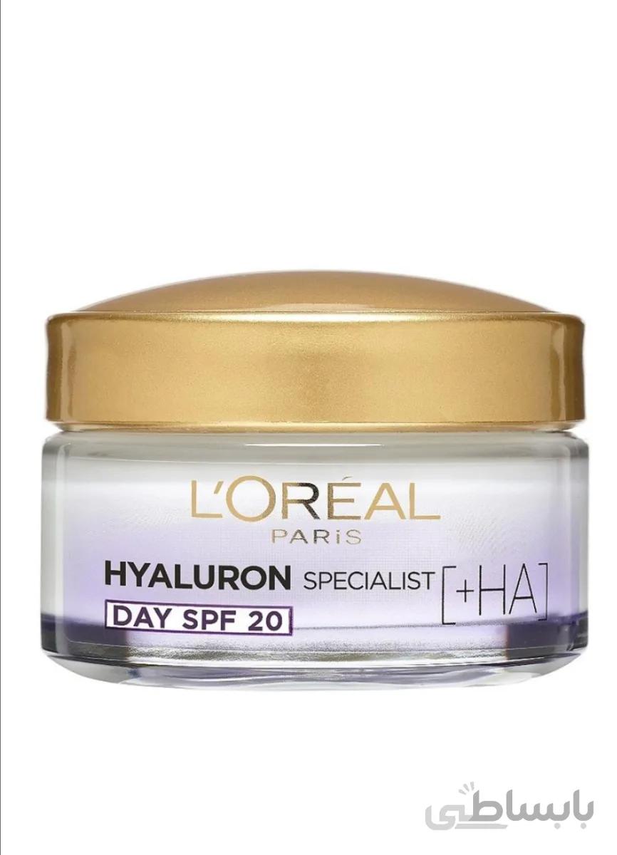 کرم ضد چروک و آبرسان لورآل مدل Hyaluron specialist حجم ۵۰میلی لیتر