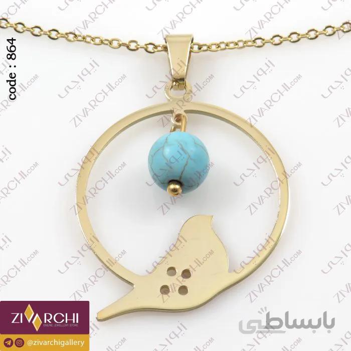 گردنبند استیل (طرح پرنده) 864
