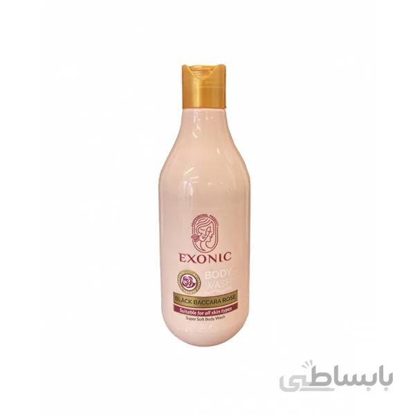 شامپو بدن عصاره رز بلک باکارا EXONIC