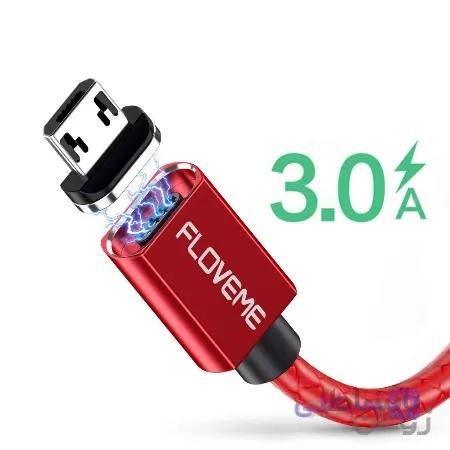 کابل میکرو USB ، FLOVEME میکرو USB مغناطیسی سریع کابل شارژ بند بند مغناطیسی 3A برای آندروید ، سامسونگ نوت 3/4/5 ، گلکسی S3 / S4 / S6 Edge / S7 Edge ، کیندل ، HTC ، Nexus ، LG ، Sony ، PS4 ( 3.3FT)