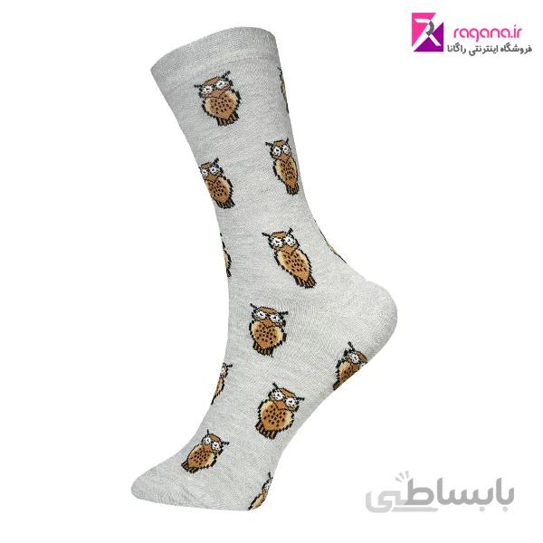 جوراب زنانه chetic طرح جغد کد RG-C550