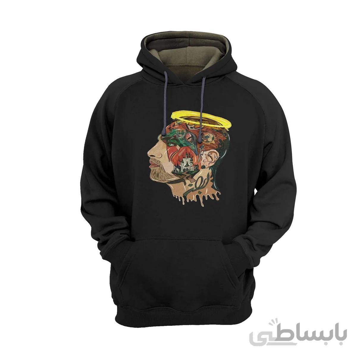 هودی مشکی طرح خواننده تتلو Tataloo