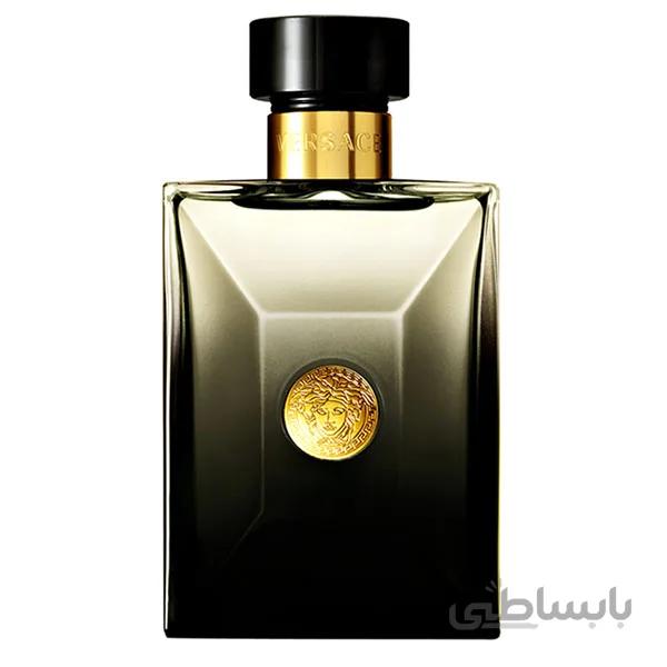 ادو پرفیوم مردانه ورساچه مدل Pour Homme Oud Noir حجم 100 میلی لیتر ا Versace Pour Homme Oud Noir Eau De Parfum For Men 100ml
