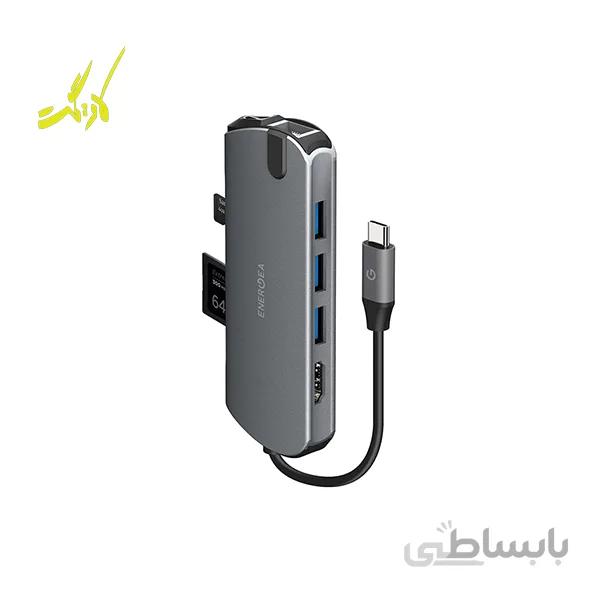هاب شارژر تایپ سی انرژیا مدل AluHub HD PRO