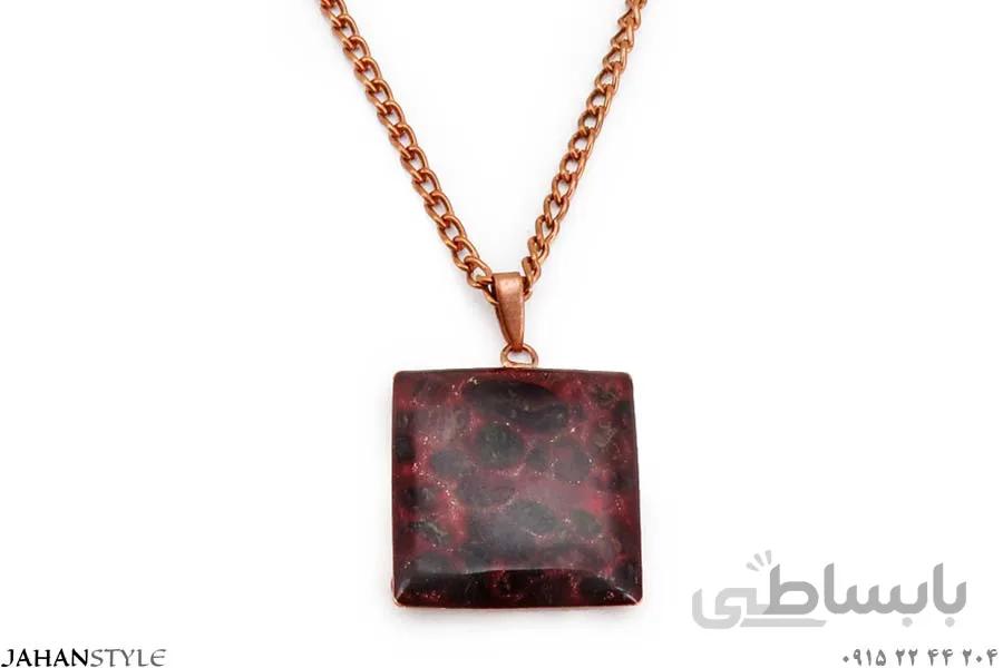 گردنبند مسی دخترانه