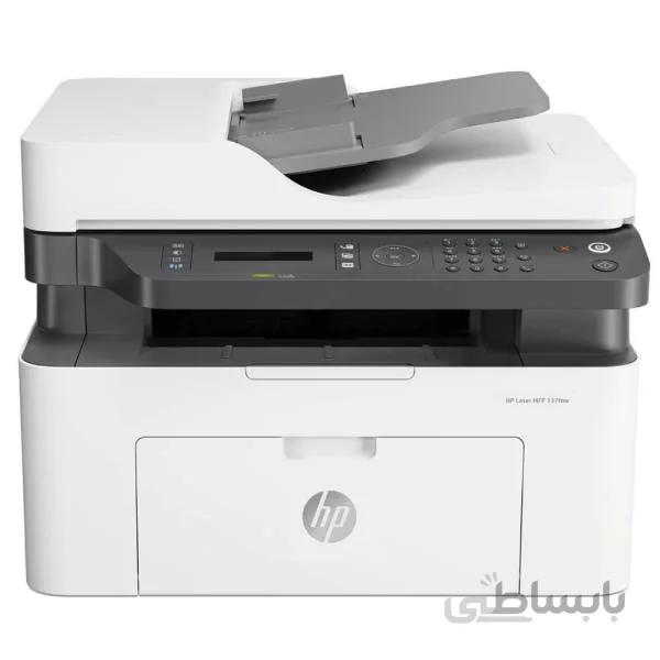 پرینتر چندکاره لیزری اچ پی مدل Laser MFP 137fnw ا HP Laser MFP 137fnw Laser Printer