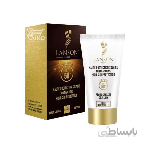 کرم ضد آفتاب لانسون شماره 1 LANSON