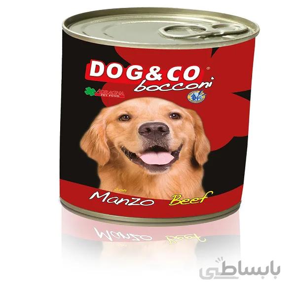 کنسرو سگ داگ اند کو با طعم گوشت گاو _ Dog&co