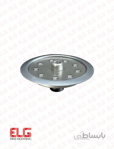 چراغ فواره ای 9 وات ضد آب لوله 1/2 و 1 اینچ 12 ولت