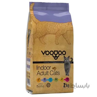 غذای خشک VooDoo مدل Indoor مخصوص گربه بالغ - 2 كيلو گرم
