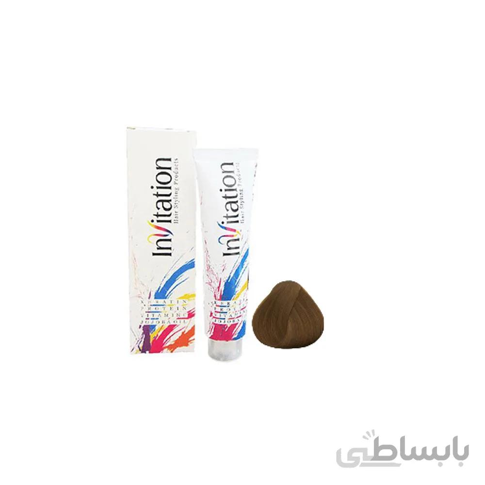 رنگ مو اینویتیشن شماره 10.3 حجم 120 میلی لیتر رنگ بلوند بژ متوسط