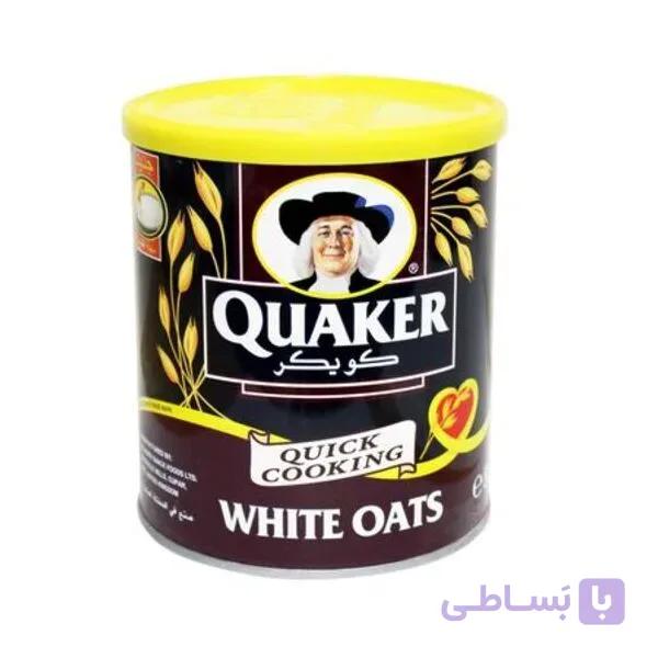 جو دوسر پرک کواکر قوطی ۵۰۰ گرم Quaker ا Quaker White Oats 500 gr