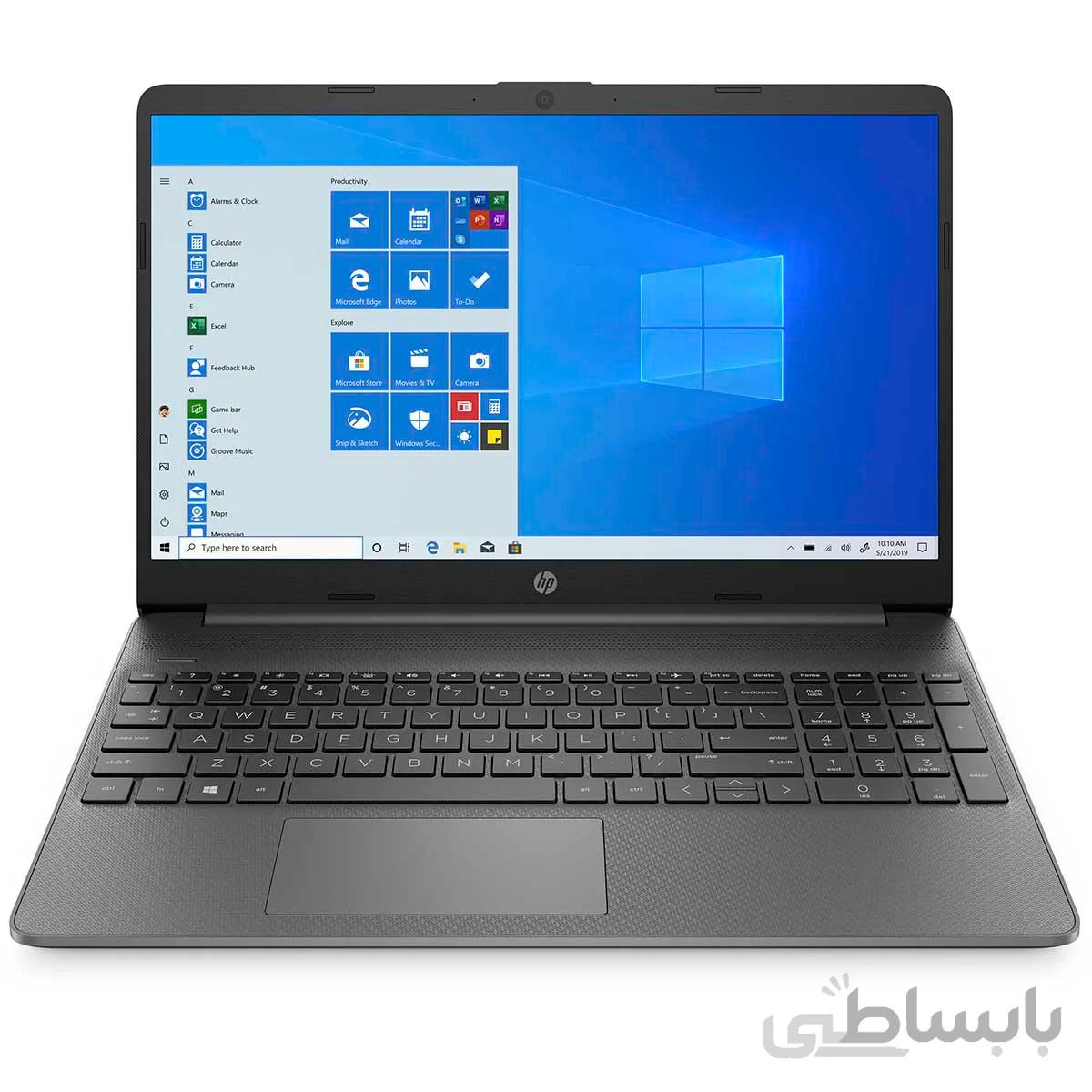 لپ تاپ اچ پی مدل HP 15-ef1078nr با ظرفیت ۲۵۶ گیگابایت SSD | رم ۴GB DDR4 | پردازنده AMD Athlon Gold 3150U | گرافیک AMD Radeon Vega 3 ا نو