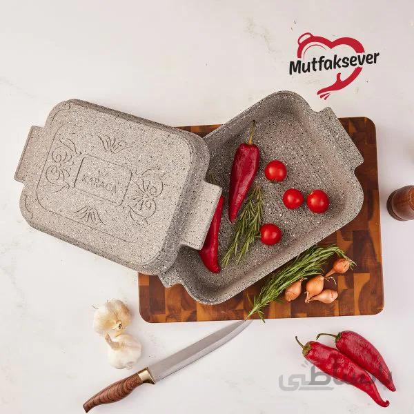 ماهیتابه چدنی کاراجا مدل Karaca Mutfaksever Biogranit