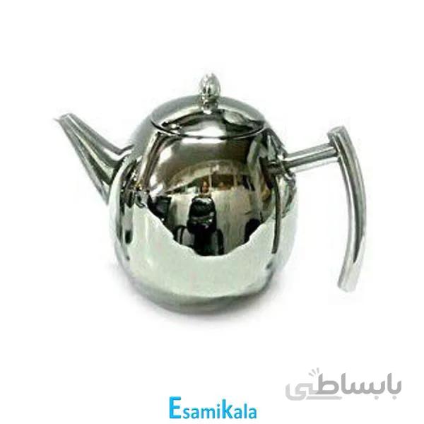 قوری استیل کلاسیک گرد