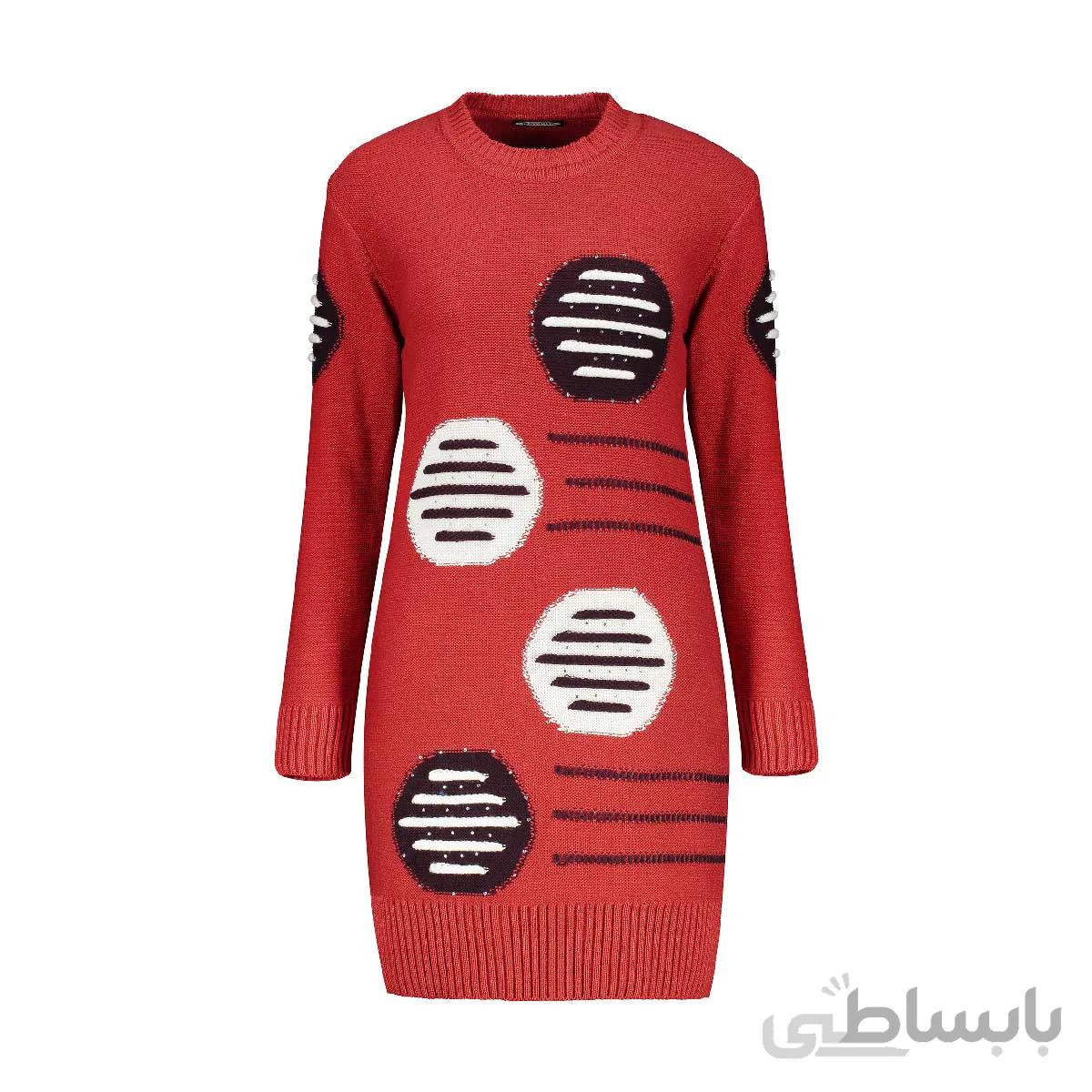 تونیک بافت یقه گرد کد 601422