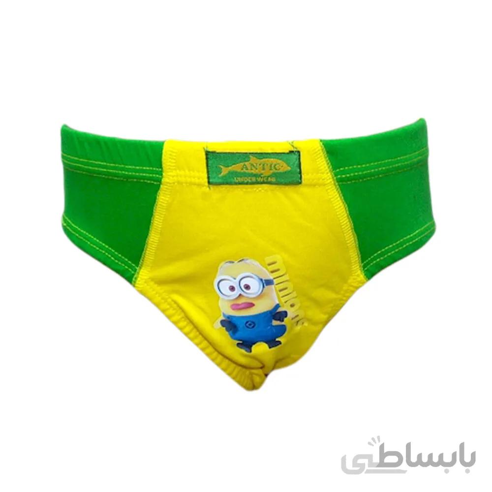 شورت تکه دوزی پنبه سوپر اسلیپ پسرانه آنتیک