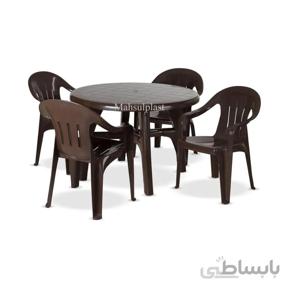 ست میز و صندلی صبا پلاستیک