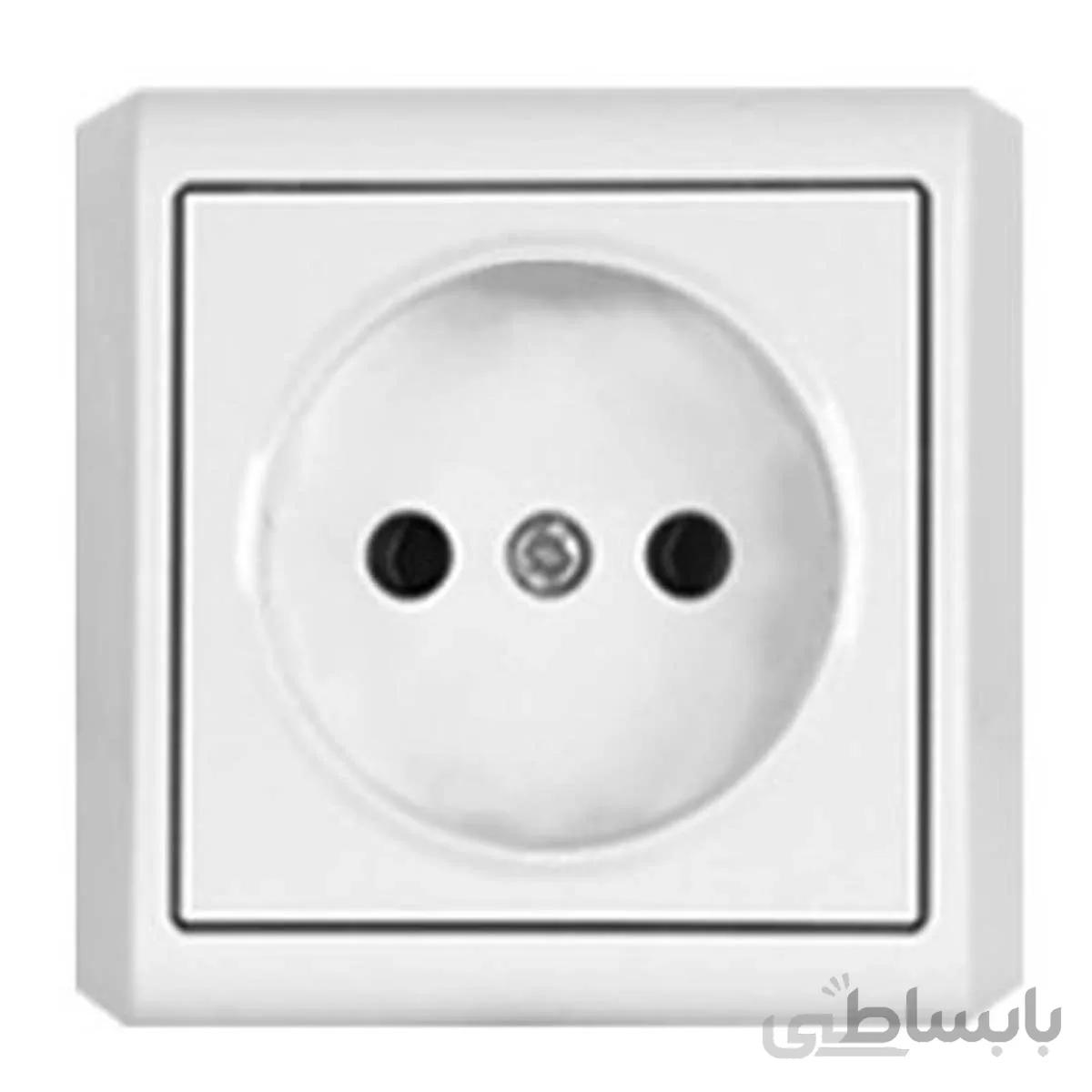 پریز برق فضل الکتریک مدل الیزه روکار ا Power outlet Fazl Electric Eliza Superficies