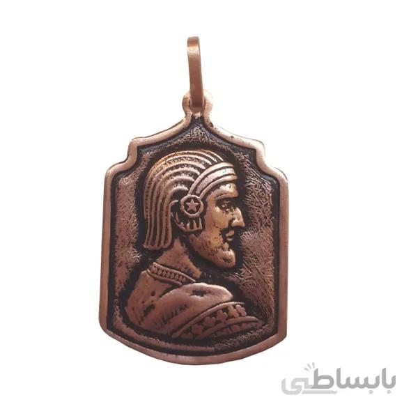 آویز گردنبند مسی مردانه و زنانه طرح سردار کد JW78