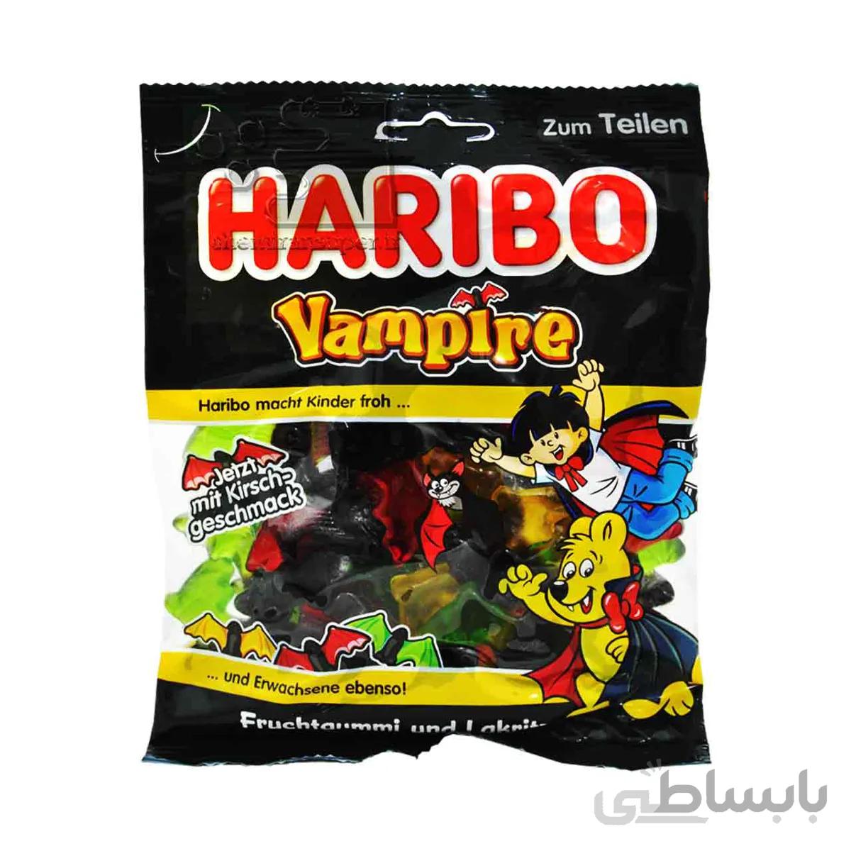 پاستیل میوه و شیرین بیان ۲۰۰ گرم ومپایر هاریبو – haribo