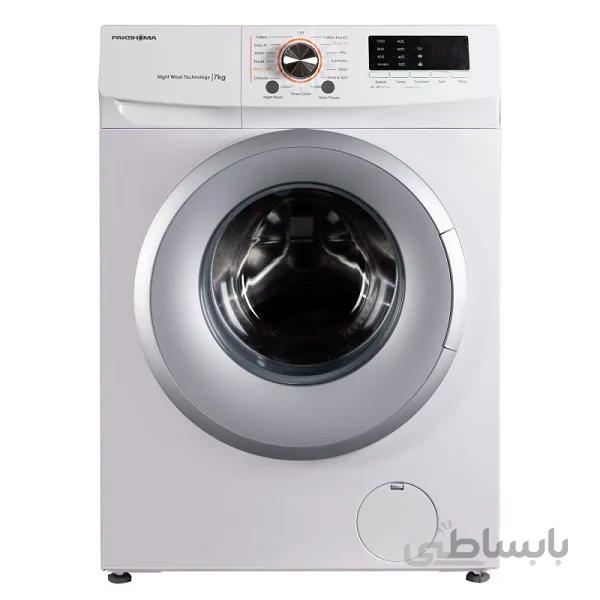 ماشین لباسشویی پاکشوما مدل TFU-73200 ا Pakshoma washing machine model TFU-73200