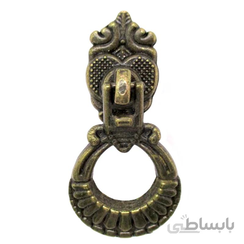 دستگیره تک پیچ خورشیدی زیتونی فلزی طول 63 میلیمتر