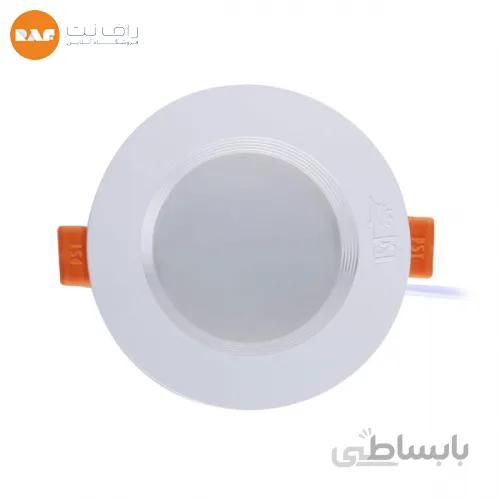 چراغ پنلی توکار 9 وات دایره ای پارس شعاع توس مدل سولاریس ا ParsShoaToos Solaris LED Panel Light 9W