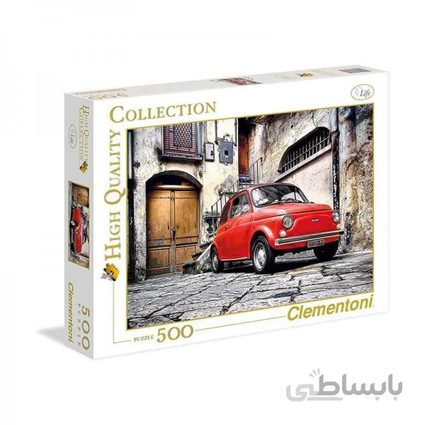 پازل کلمنتونی 500 تکه اتومبیل قرمز 30575