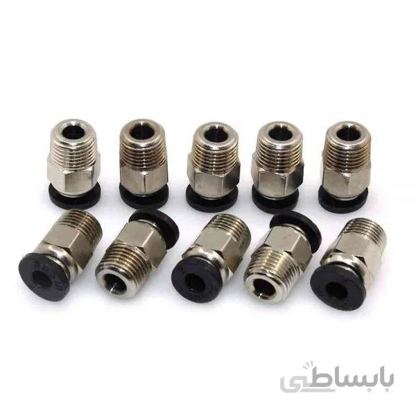 رابط پنوماتیک PC04-01 (مشکی رنگ) / Pneumatic Connector PC04-01