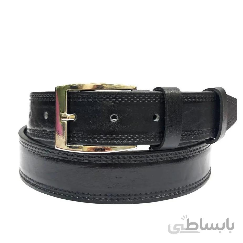 کمربند چرم مون مدل classic mvra