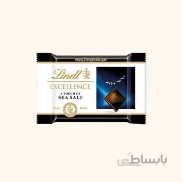 شکلات پذیرایی لینت اکسلنس مینی تلخ نمک دریایی - کیلویی 250 گرمی