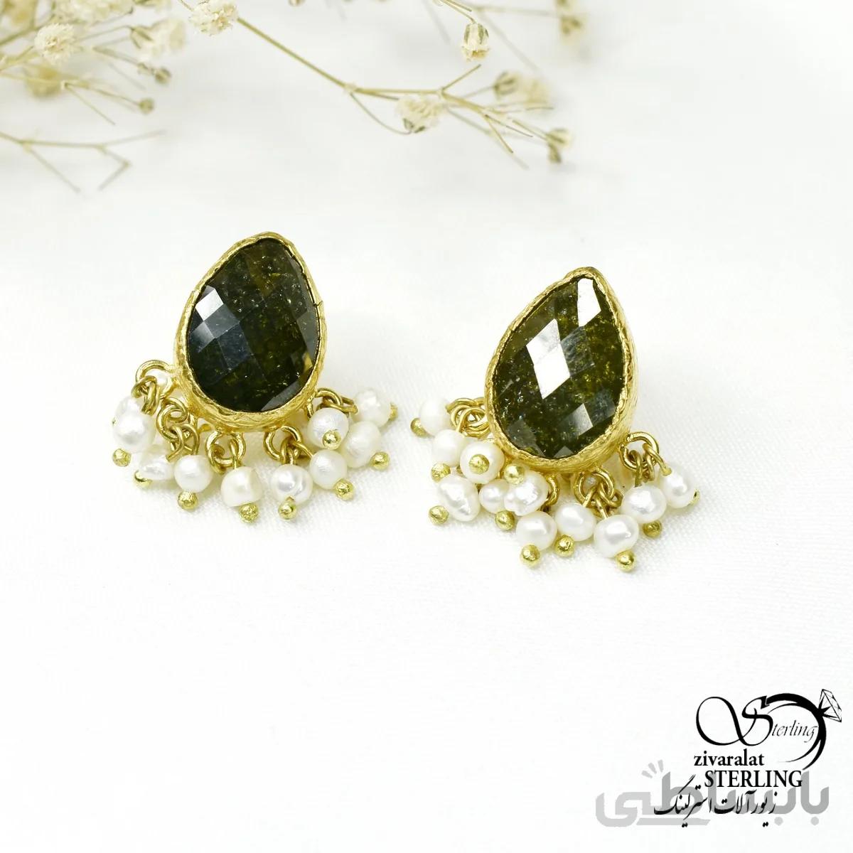گوشواره ترک دست ساز زنانه کد 6136