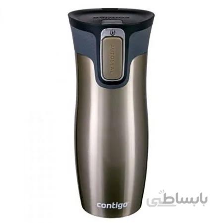 ماگ سرد و گرم وست لوپ قهوه ای کانتیگو Contigo AUTOSEAL® West Loop 470ml