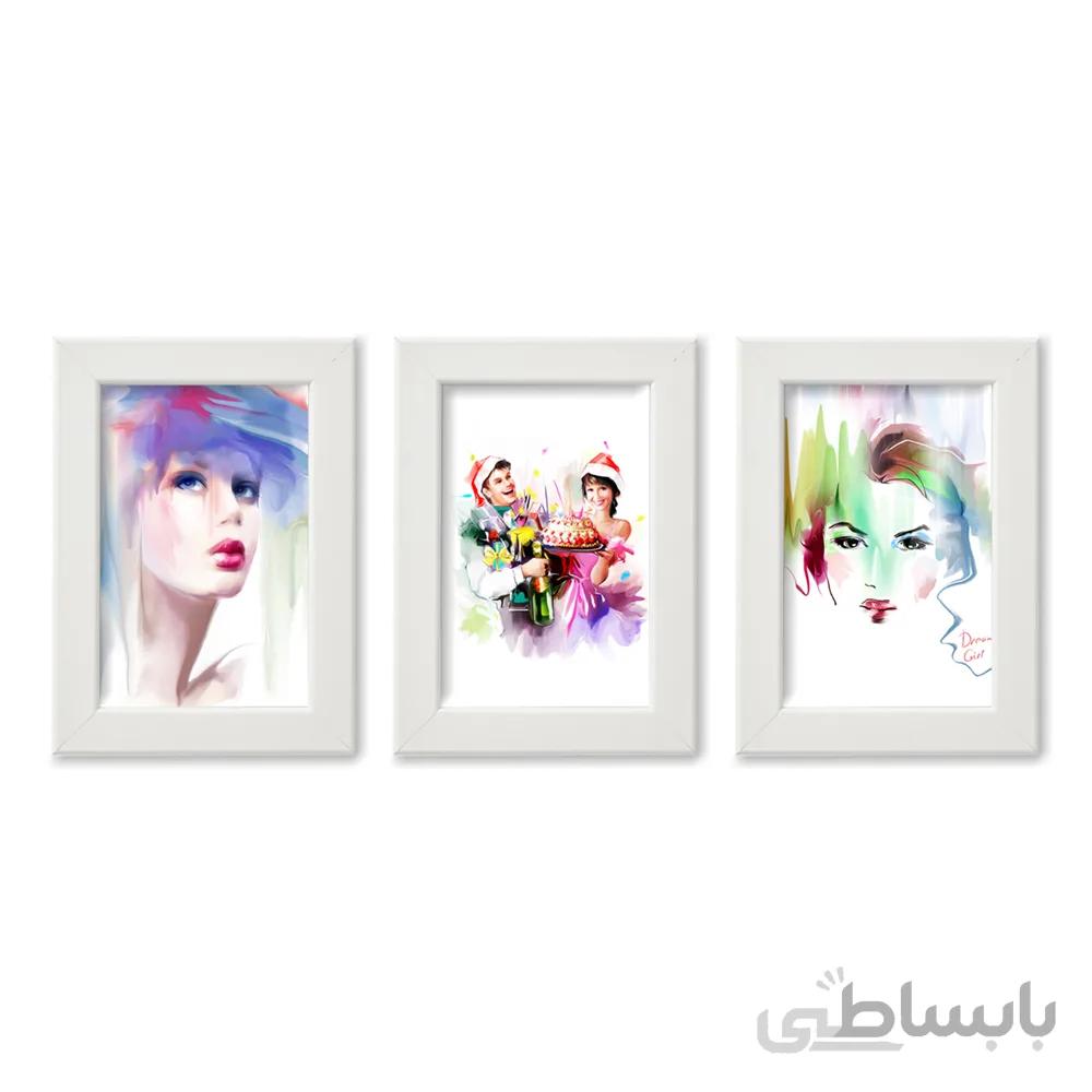 ست قاب عکس دکوراتیو کد101