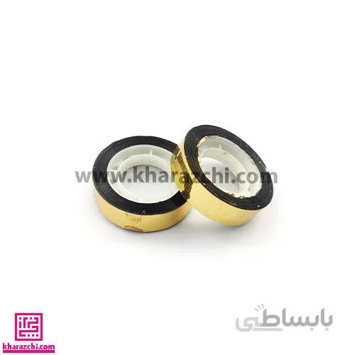 نوار گاترین براق طلایی
